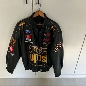 JH Design Authentic Vintage leather jacket Nascar